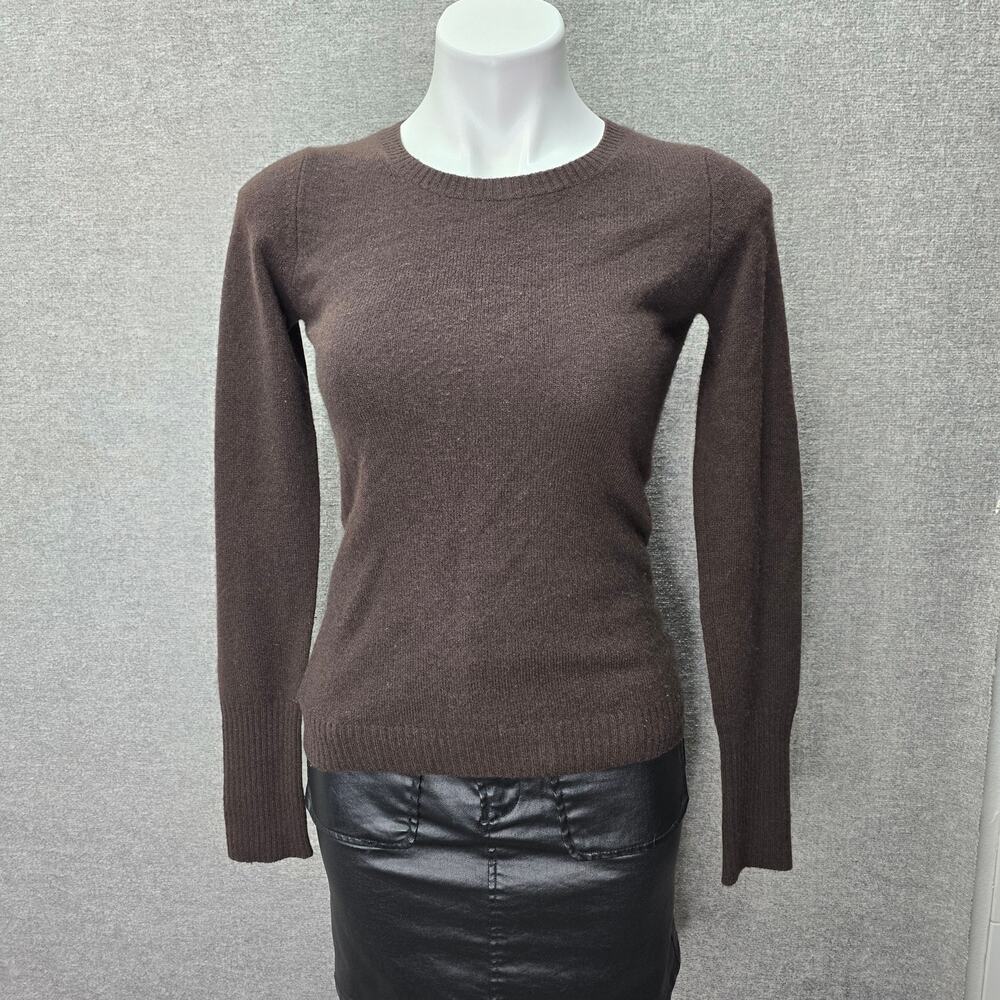 AUTUMN CASHMERE BROWN SWEATER, SIZE S